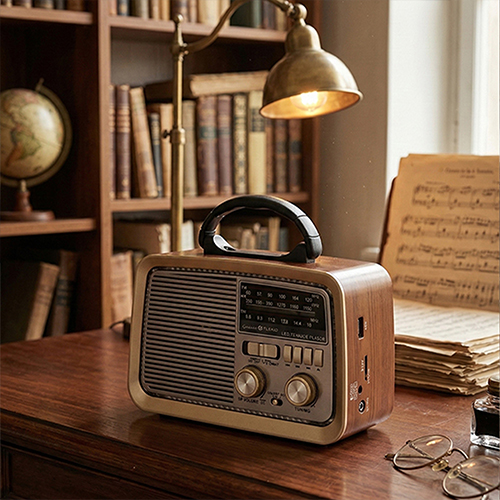 راديو  FM/AM/SW  باند مع مشغل موسيقى USB/TF  ( PR130  - من Primo Plus )