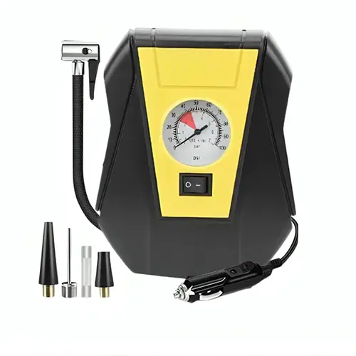 مضخة هواء DENX DX1790 بقوة 70 واط وضغط يصل إلى 100 PSI، مع كابل بطول 3 أمتار لمختلف الاطارات