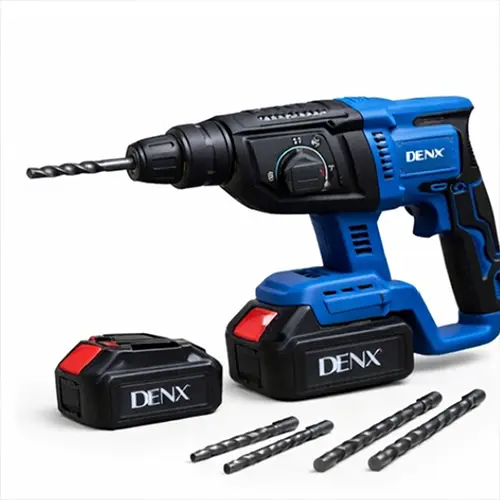 مثقاب DENX DX3336 مطرقي لاسلكي 21V بمحرك عزم قوي وبطارية طويلة العمر