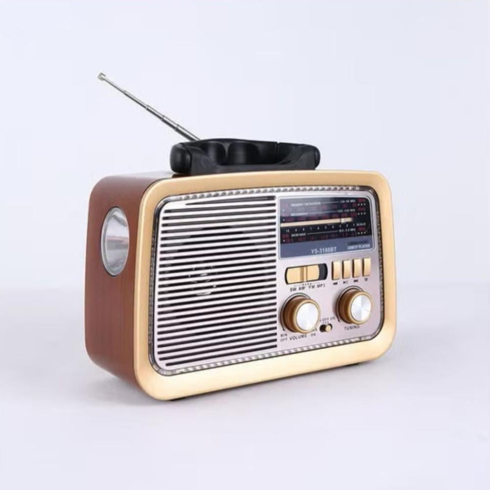 راديو  FM/AM/SW  باند مع مشغل موسيقى USB/TF  ( PR130  - من Primo Plus )