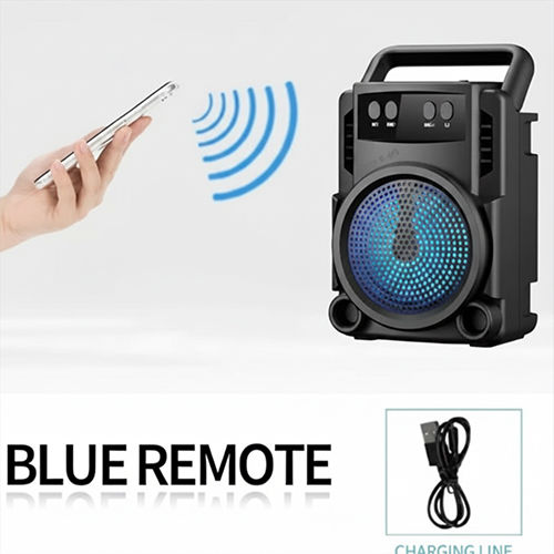 سماعة بلوتوث GTS-1360 بصوت قوي وباس عميق مع FM