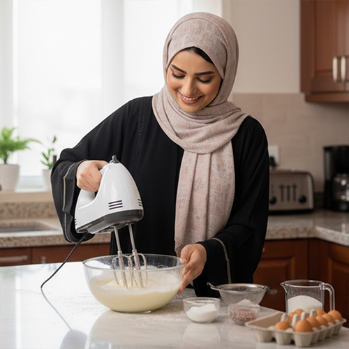 خلاط يدوي كهربائي راوي (RAWY) بقوة 260 واط و7 سرعات مع مخفقة ستانلس.