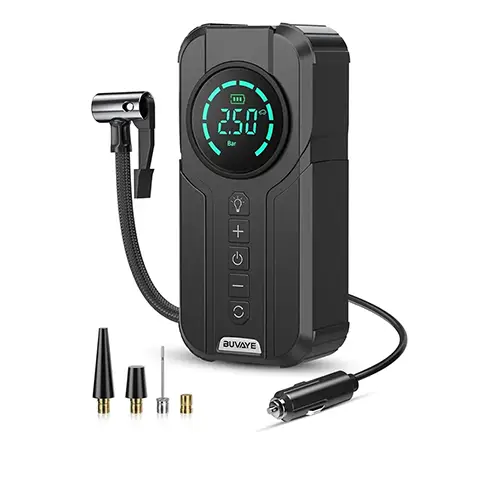 مضخة هواء ذكية محمولة PRIMO PLUS PR605 بقوة 180psi وشحن سريع وآمن