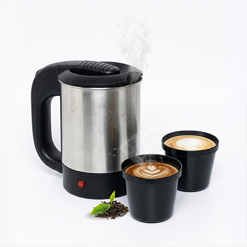 غلاية Wakeel WK-0185 للسفر 500 مل 12V/24V ستانلس ستيل