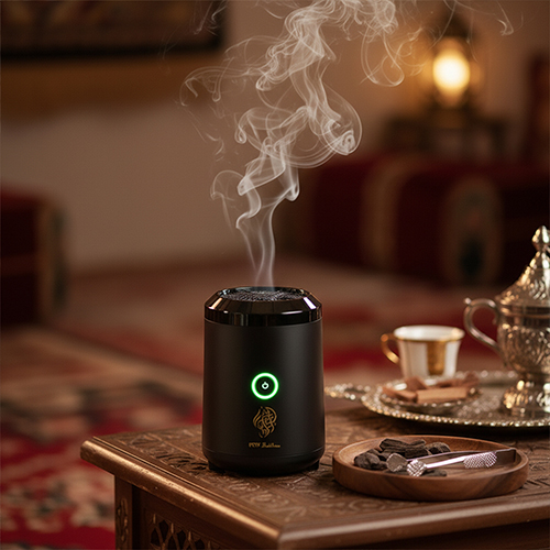 مبخرة البخور الكهربائية المحمولة BK-18 ، قابلة للشحن، لتبخير وتعطير المكتب والمنزل.