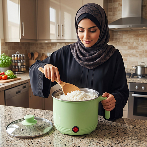 طباخ كهربائي Ruay RA96 سعة 1.5 لتر 600 واط بطبقة غير لاصقة