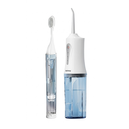 طقم العناية بالأسنان DENX DX2524 بخزان ماء 190 مل وبطارية 50 يوم.