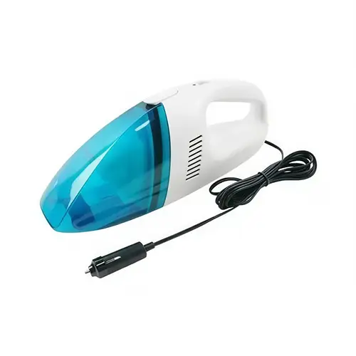 مكنسة سيارة محمولة 12 فولت بقوة شفط عالية مع فلتر قابل للغسل وملحقات تنظيف