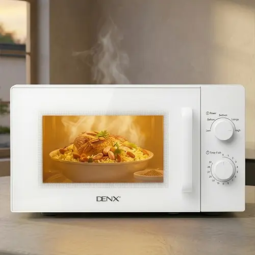 ميكروويف DENX DX4301 سعة 20 لتر بقوة 1150 واط مع 5 مستويات طاقة