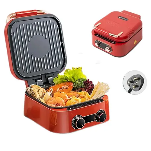 قدر وشواية كهربائية DENX DX3421 بسعة 2.5 لتر و1800 واط