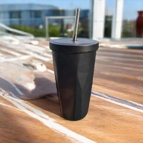 زجاجة AB Wakeel (اسود) عازلة للحرارة والبرودة بسعة 600 مل من الستانلس ستيل