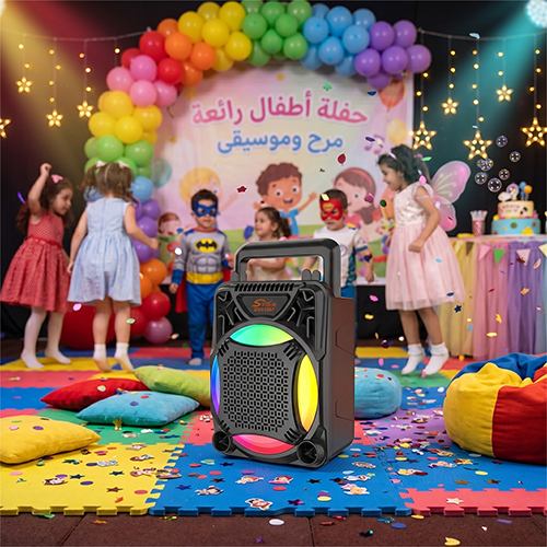 مكبر صوت Sing-e ZOS1367 محمول 8 واط بصوت Super Bass وبطارية 1200mAh