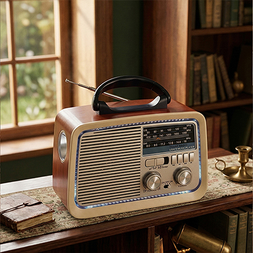 راديو  FM/AM/SW  باند مع مشغل موسيقى USB/TF  ( PR130  - من Primo Plus )