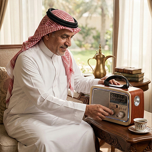 راديو  FM/AM/SW  باند مع مشغل موسيقى USB/TF  ( PR130  - من Primo Plus )