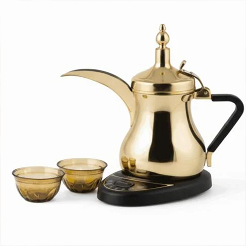 دلة المسافر قهوة عربية كهربائية دينكس DX3807 سعة 600 مل بتصميم تراثي فاخر